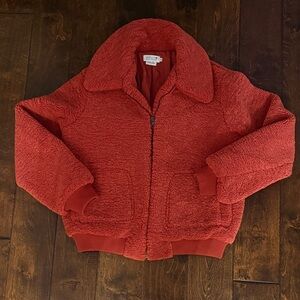 Molly Bracken Vibrant Red Bouclé Jacket
